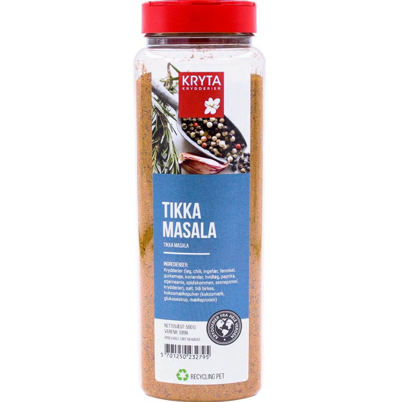 Se Tikka Masala Krydderi 500 g ✔ Kæmpe udvalg i Kryta - Køb online på udsalg og tilbud lige nu ✔ Billig fragt og hurtig levering - Varenummer: Barlife-1482815 og 5701250232795 på lager - Udsalg på Höstrea Få op til 69% i rabat - Over 1.798 mærker samlet på udsalg