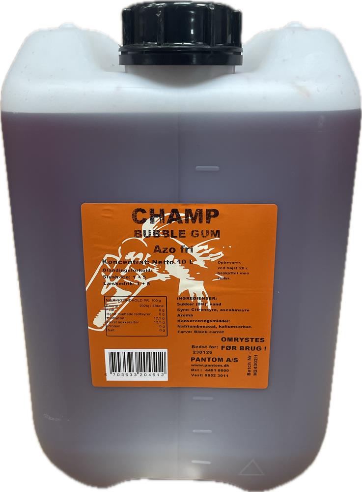 Se Champ Slushice Bubble Gum 10l ✔ Kæmpe udvalg i Champ - Køb online på udsalg og tilbud lige nu ✔ Hurtig levering til lave fragtpriser - Varenummer: Barlife-631074 og 5703533204512 på lager - Udsalg på Drikkevarer - Vand, øl og mixere - Slush Ice Store besparelser – op til 67% - Store besparelser på over 2.739 mærker