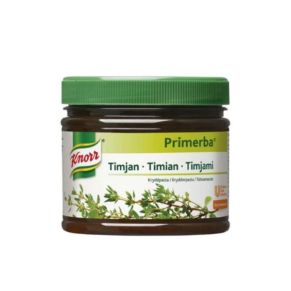 Knorr krydderpasta med timian i beholder på 340 g
