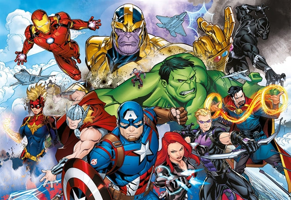 Clementoni Marvel – The Avengers børnepuslespil med 104 brikker