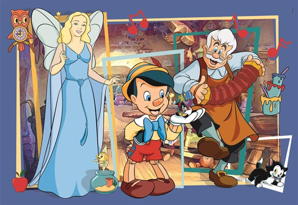Clementoni børnepuslespil Disney Pinocchio med 104 brikker