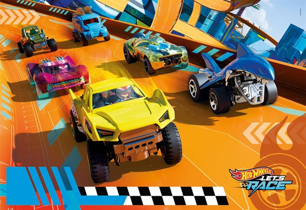 Clementoni Hot Wheels børnepuslespil med 104 brikker