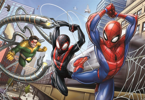 Clementoni puslespil med Spiderman-motiv og 104 brikker