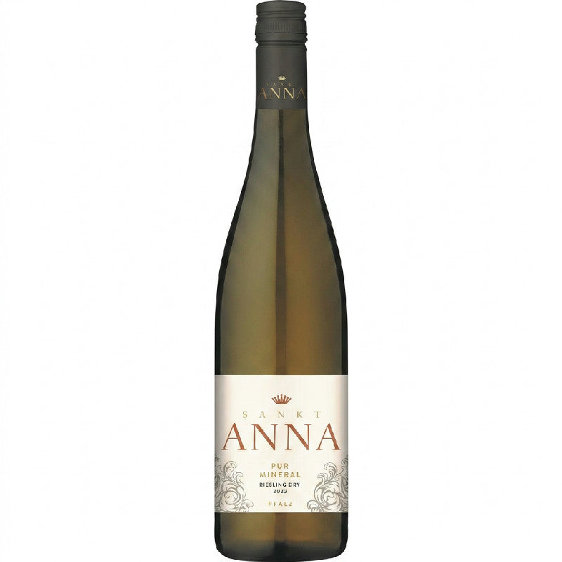 Flaske Riesling Dry Pur Mineral 2024 fra Sankt Anna, 0,75 L