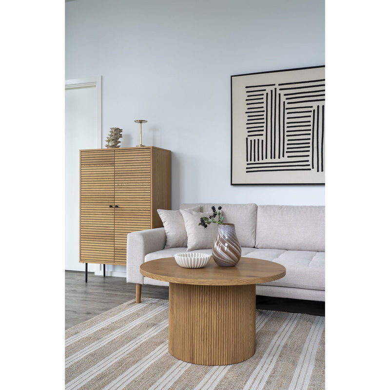 House Nordic - Boavista Sofabord - Natur - Ø80cm