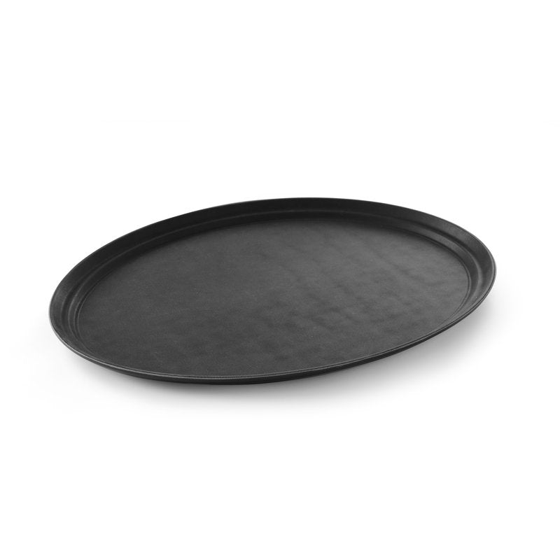 Stor oval serveringsbakke fra Hendi i glasfiberforstærket polyester, 735 x 600 mm