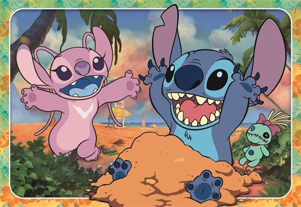 Clementoni børnepuslespil Disney Stitch med 60 maxi brikker