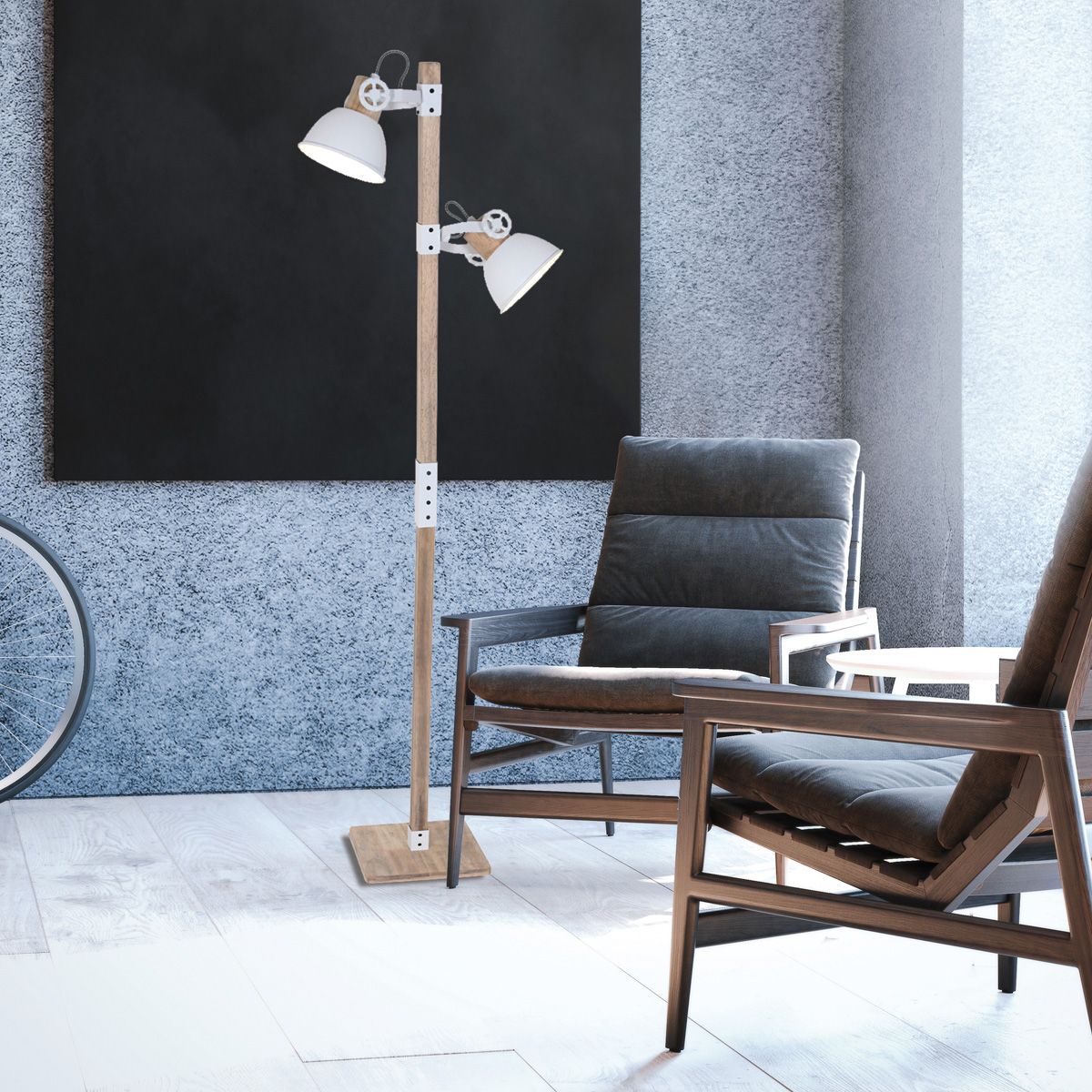 Se Puerto - Gulvlampe i træ og hvidt metal ❤ Kæmpe udvalg i 3-nordic - Køb online på udsalg og tilbud lige nu ❤ Super billig fragt og lynhurtig levering - Varenummer: 3-nordic-4310 og barcode / Ean: på lager - Udsalg på Lamper - Gulvlamper Store besparelser – op til 67% - Spar stort på mere end 2.739 brands