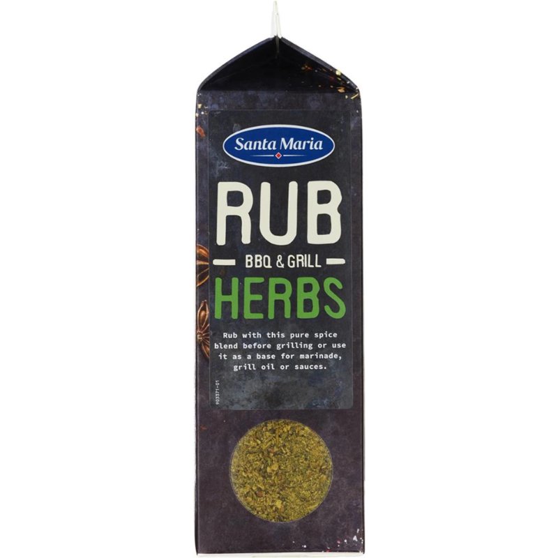 Se Krydderi Drymarinade/rub Urter ✔ Kæmpe udvalg i Santa Maria - Køb online på udsalg og tilbud lige nu ✔ Lav fragtpris og hurtig levering - Varenummer: Barlife-1554456 og på lager - Udsalg på Spar stort – op til 59% - Over 2.739 mærker med kæmpe udsalg