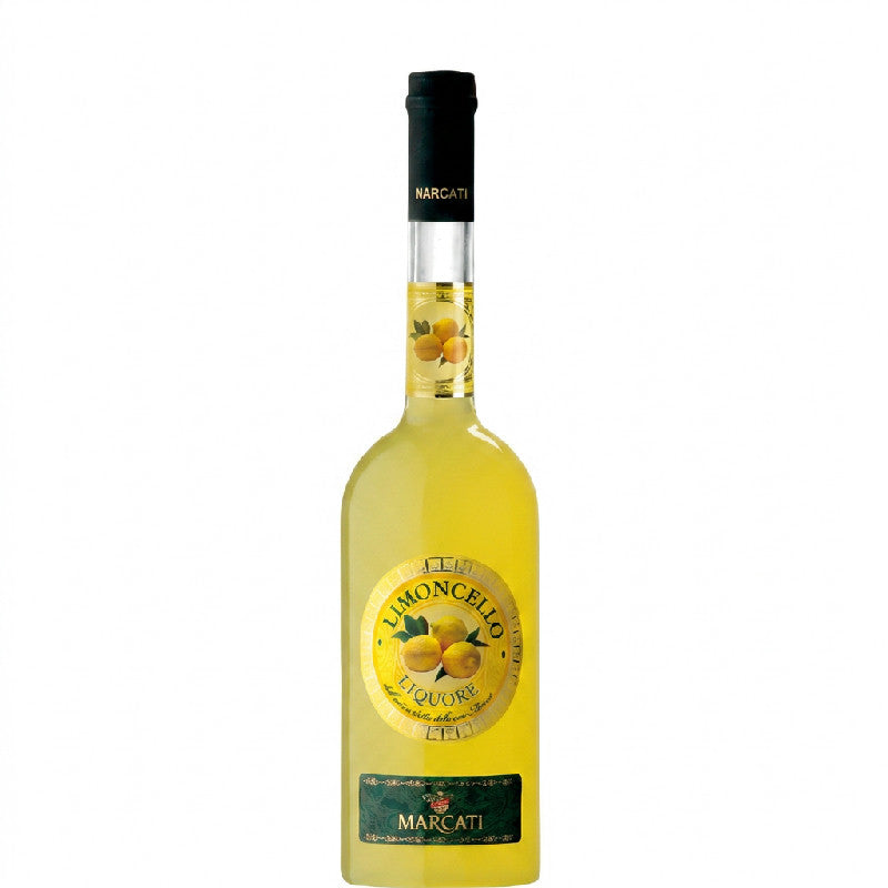 Flaske Marcarti Limoncello, italiensk citronlikør på 0,70 liter