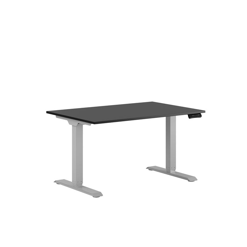 Premium Hæve/Sænkebord m/2 motorer 120x80cm - Sort-grå