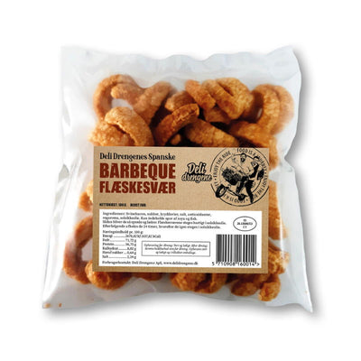 Se Barbeque Flæskesvær 100g ✔ Kæmpe udvalg i  Deli Drengene - Køb online på udsalg og tilbud lige nu ✔ Hurtig levering: 1 - 2 Hverdage samt billig fragt - Varenummer: BAR-1383951 og barcode / Ean: 5710908160052 på lager - Udsalg på Delikatesser | Snacks | Chips Spar op til 58% - Over 1312 kendte brands på udsalg