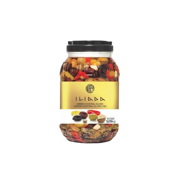 Se Cocktail Olivenmix Uden Sten Bt 3.05 Kg ✔ Kæmpe udvalg i Iliada - Køb online på udsalg og tilbud lige nu ✔ Billig fragt • Hurtig levering - Varenummer: Barlife-725091 og 5711779845611 på lager - Udsalg på Delikatesser - Tapas - Oliven Spar stort – op til 53% - Over 2.739 mærker med kæmpe udsalg