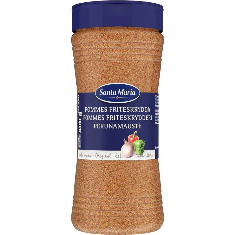 Se Santa Maria Pommes Friteskrydderi 400 G ✔ Kæmpe udvalg i  Santa Maria - Køb online på udsalg og tilbud lige nu ✔ Hurtig levering: 1 - 2 Hverdage samt billig fragt - Varenummer: BAR-1398520 og barcode / Ean: 07311311016486 på lager - Udsalg på Delikatesser | Kolonial | Krydderier Spar op til 52% - Over 1160 kendte mærker på udsalg