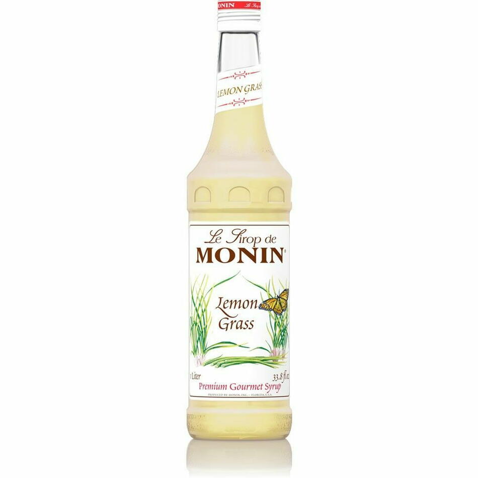 Flaske Monin Syrup Lemongrass, sirup med smag af citrongræs