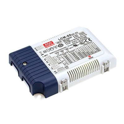 Meanwell LCM-60 0-10V dæmpbar driver til LED panel - Passer til vores 45W LED paneler - Dæmpbar : 0-10V dæmpbar