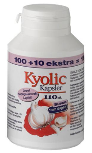 Se Kyolic kapsler 110 kaps. ✔ Kæmpe udvalg i Bolig Magasin - Køb online på udsalg og tilbud lige nu ✔ Lav fragtpris og hurtig levering - Varenummer: Helsegrossisten-8505 og 5701631033553 på lager - Udsalg på Sundhed > Hvidløg > Spar stort – op til 71% - Over 2.739 kendte mærker på stort udsalg