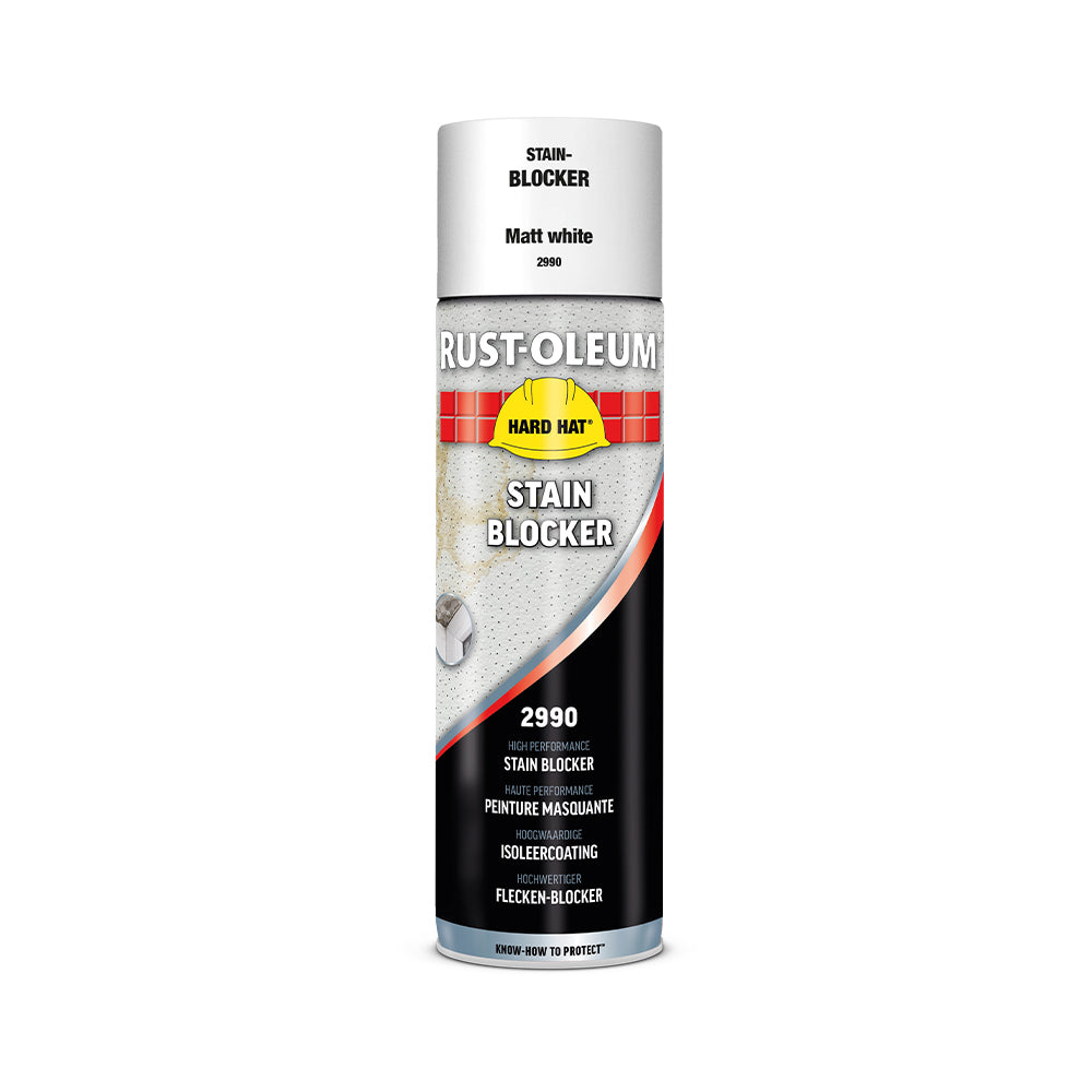 Rust-Oleum Hard Hat Stain Blocker pletforsegler i spray, hvid 2990
