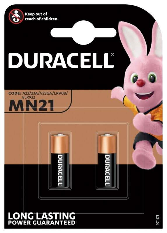 Se Duracell 2 stk. MN21 / 23A batterier 12V - Elektronik > Batterier - DURACELL - Spotshop ✔ Kæmpe udvalg i  DURACELL ✔ Hurtig levering: 1 - 2 Hverdage samt billig fragt - Varenummer: SPSH-DUR MN21 og barcode / Ean: &