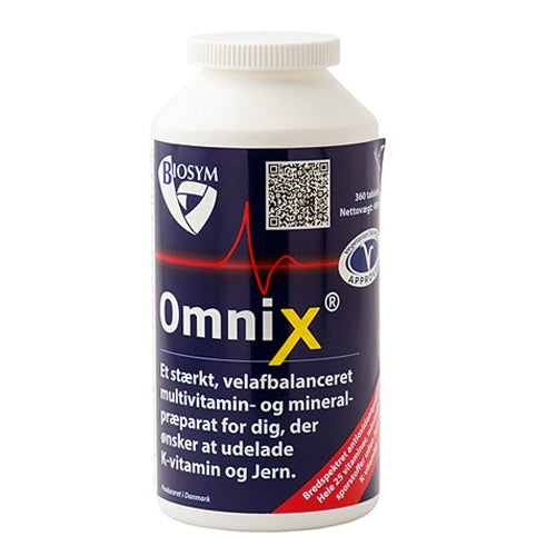 Se BioSym OmniX u. jern og k-vitamin 300 tabl. ✔ Kæmpe udvalg i  BioSym - Køb online på udsalg og tilbud lige nu ✔ Hurtig levering: 1 - 2 Hverdage samt billig fragt - Varenummer: HG-54986 og barcode / Ean: 5705380167842 på lager - Udsalg på Sundhed > Multivitaminer > Januar udsalg Spar op til 52% - Over 1354 design brands på udsalg