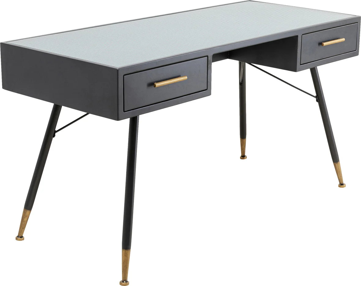 Se KARE DESIGN La Gomera skrivebord, m. 2 skuffer - klar glas og sort MDF/stål (140x60) ❤ Kæmpe udvalg i Kare Design - Køb online på udsalg og tilbud lige nu ❤ Billig fragt og hurtig levering - Varenummer: Boboonline-70130 og barcode / Ean: 4025621858270 på lager - Udsalg på Møbler,Borde,Kontorborde,Skriveborde,
Kontorborde,
Skriveborde med skuffer,
Sorte skriveborde,
Kontor, Op til 57% rabat - Over 1.329 brands på online udsalg
