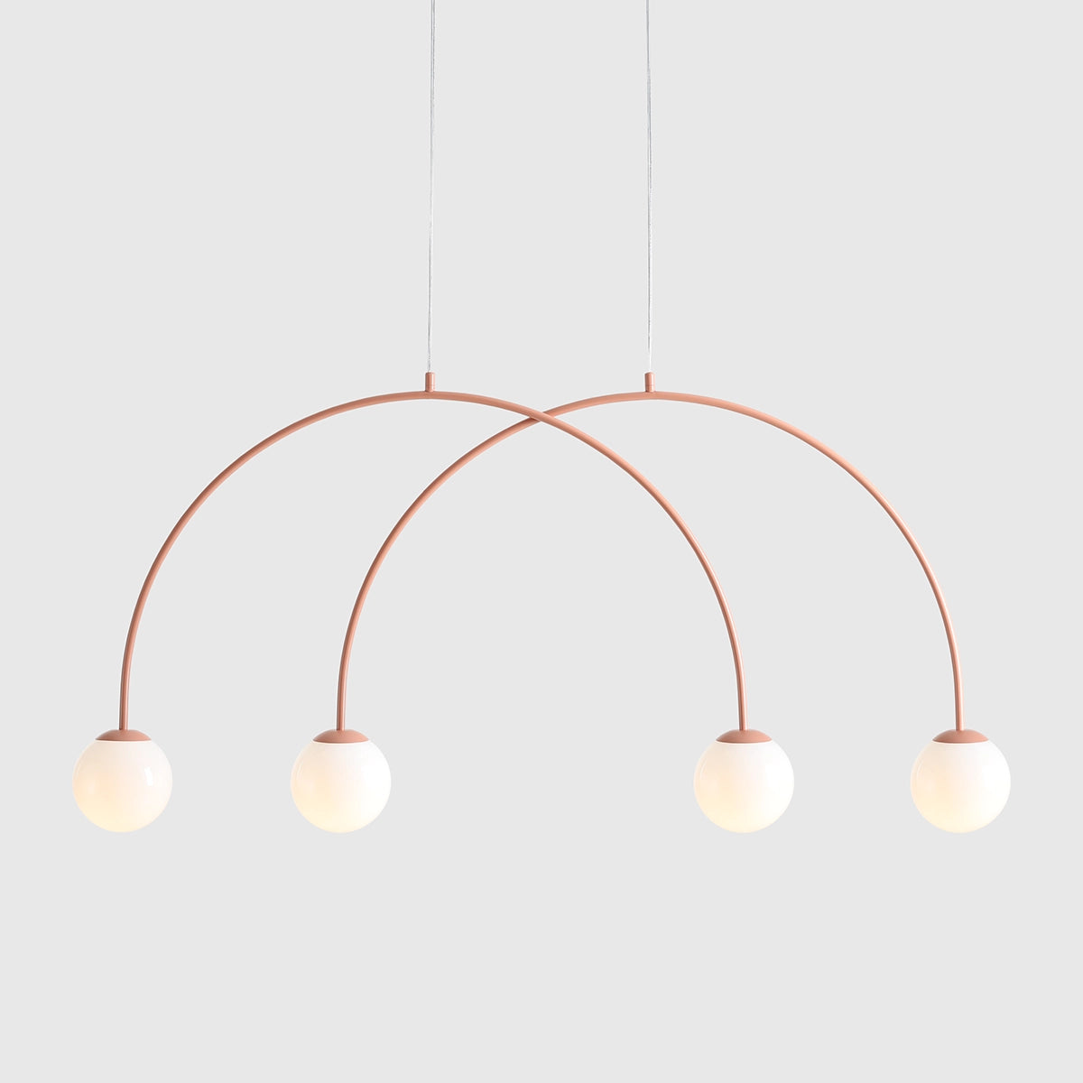 Se Twiggy - Loftlampe i koral farvet metal og 4 hvide glaskupler, bredde 130 cm. ❤ Kæmpe udvalg i 3-nordic - Køb online på udsalg og tilbud lige nu ❤ Billig fragt og hurtig levering - Varenummer: 3-nordic-8795 og barcode / Ean: på lager - Udsalg på Lamper - Loftlamper - pendler - Langbordspendler Spar helt op til 57% - Kæmpe udsalg på over 739 brands
