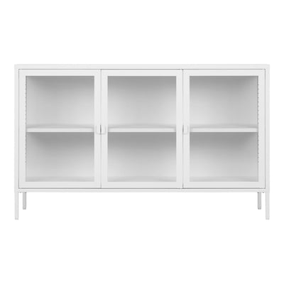 Se Brisbane Skænk - Skænk, 3 Glaslåger, Stål, Hvid 140X40X85 Cm ❤ Kæmpe udvalg i HouseNordic ❤ Hurtig levering: 1 - 2 Hverdage samt billig fragt - Varenummer: BBM-48498618925333 og barcode / Ean: '5713917031429 på lager - Udsalg på Alle produkter, Nyheder, Skænk, Udsolgte produkter Spar op til 55% - Over 1300 kendte brands på udsalg