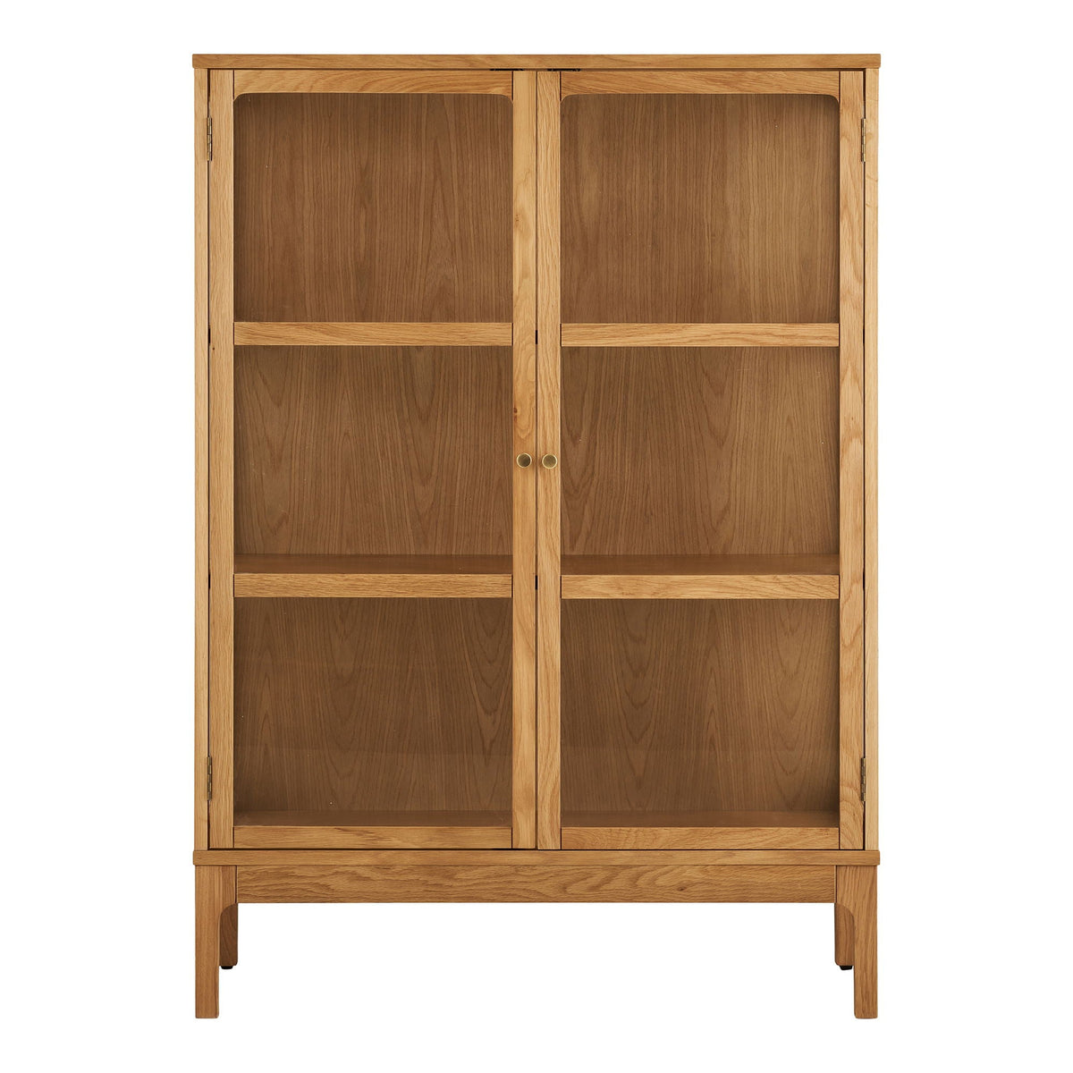 Se House Nordic - Zamora Vitrineskab, 2 glaslåger, 2 hylder, eg/egefiner/hærdet glas, 40x90x126 cm ❤ Kæmpe udvalg i House Nordic - Køb online på udsalg og tilbud lige nu ❤ Super billig fragt og lynhurtig levering - Varenummer: Bolig&Haven-53732746035530 og barcode / Ean: 5713917040490 på lager - Udsalg på Store besparelser – op til 71% - Store besparelser på over 2.739 brands
