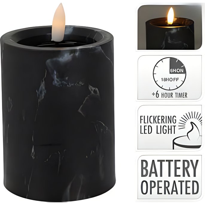 Se Bloklys Sort Marmor 3d Flame Ø: 7,5 x 10 Cm. ✔ Kæmpe udvalg i Bolig Magasin - Køb online på udsalg og tilbud lige nu ✔ Meget billig fragt og hurtig levering - Varenummer: Barlife-699189 og på lager - Udsalg på Outlet Spar stort – op til 53% - 2.739+ mærker samlet til lave priser