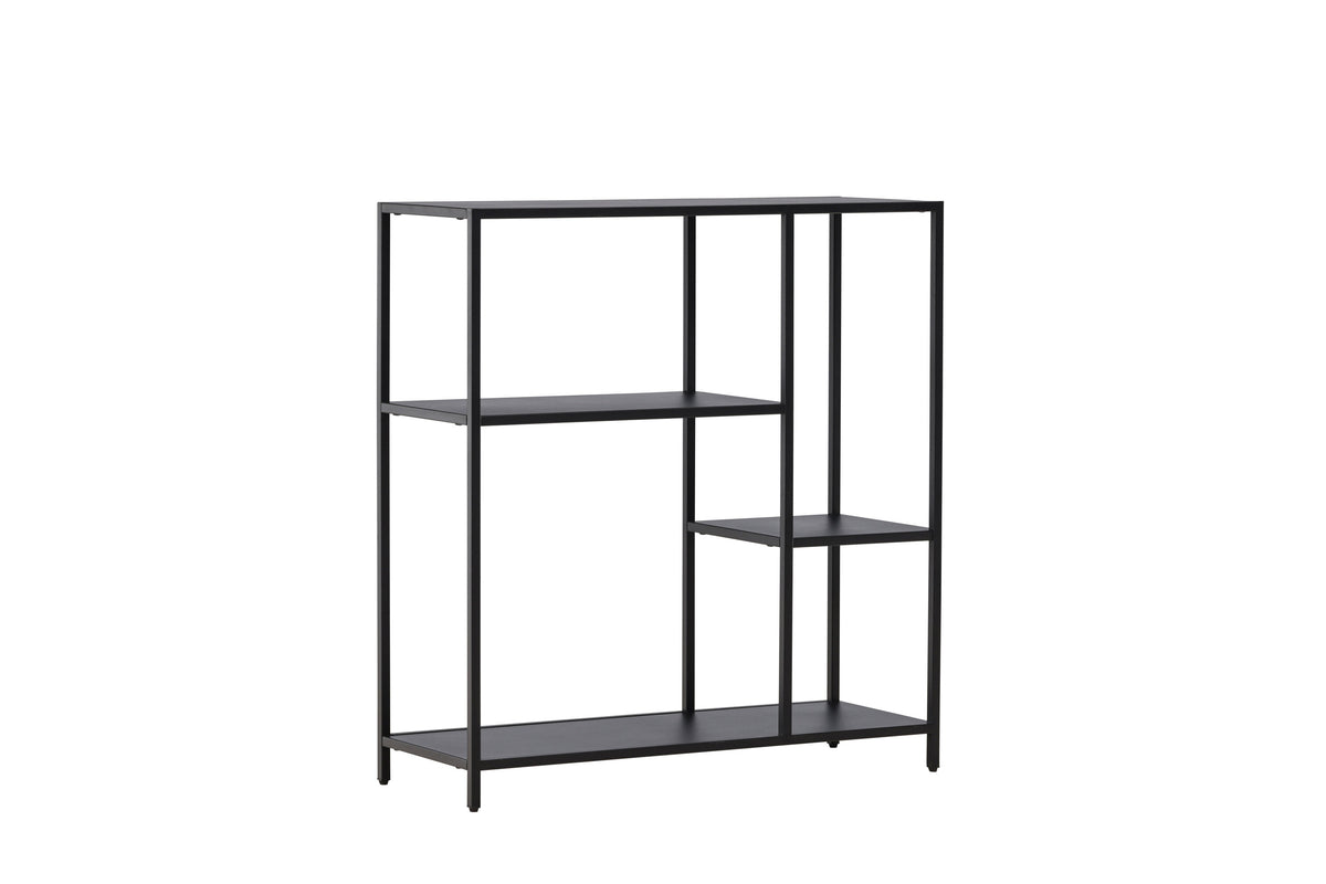 Venture Design Puno sidebord med tre hylder i sort stål