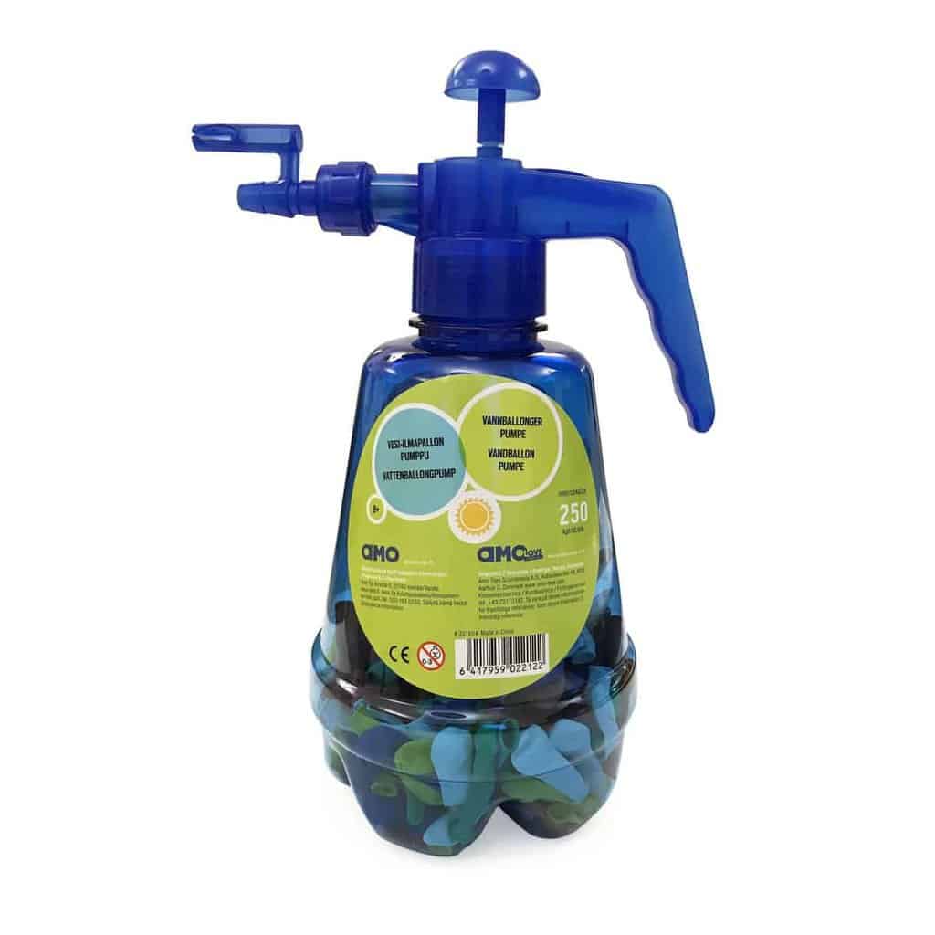 Spring Summer ballonpumpe med 250 balloner til vandkamp