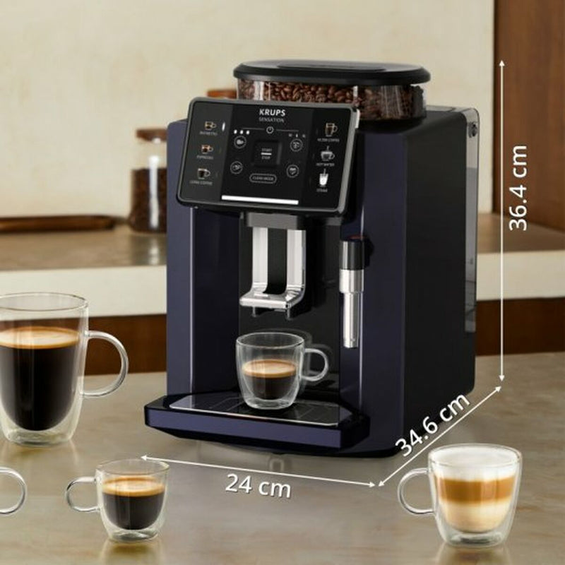 Superautomatisk kaffemaskine Krups Sensation C50 15 bar Sort 1450 W