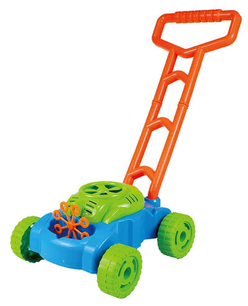 Amo Bubble Mower, legetøjsgræsslåmaskine der laver sæbebobler til børn