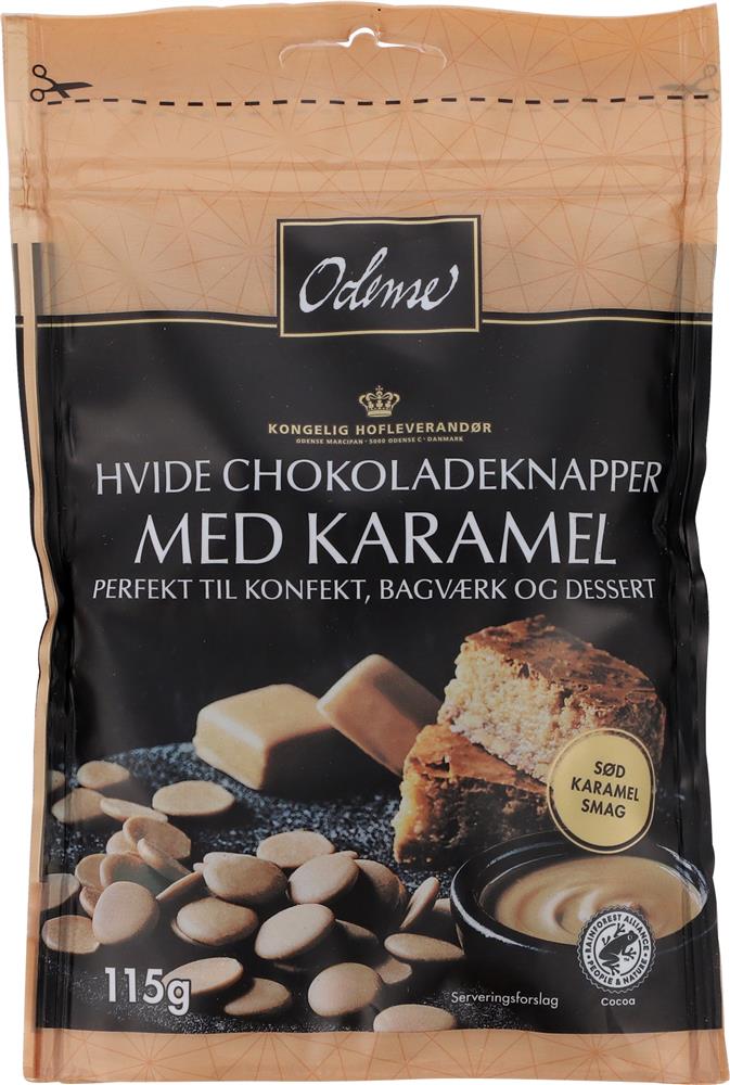Se Chokoladeknapper Hvid Med Karamel 115 g ✔ Kæmpe udvalg i Odense Marcipan - Køb online på udsalg og tilbud lige nu ✔ Hurtig levering til lave fragtpriser - Varenummer: Barlife-684303 og 5709521041718 på lager - Udsalg på Delikatesser - Sødt - Chokolade Få op til 63% i rabat - Over 1.798 mærker samlet på udsalg