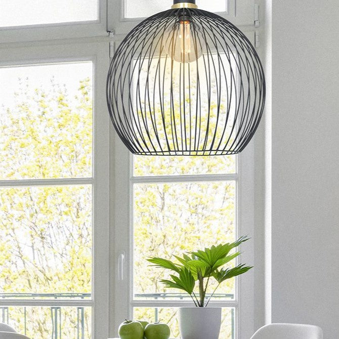 Se Diseno - Loftlampe, rund i sort metaltråd ❤ Kæmpe udvalg i 3-nordic - Køb online på udsalg og tilbud lige nu ❤ Lav fragtpris og hurtig levering - Varenummer: 3-nordic-4158 og barcode / Ean: på lager - Udsalg på Lamper - Loftlamper - pendler - Pendler med 1 skærm Op til 57% rabat - Kendte mærker på udsalg – over 1.329 brands