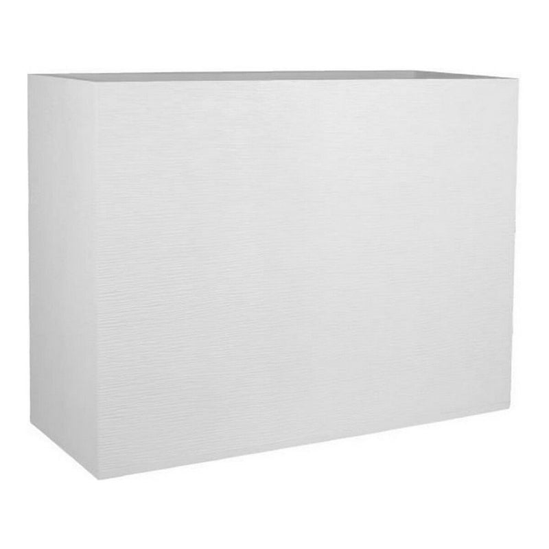 Urtepotte EDA Wall Loft Graphit Hvid Plastik Rektangulær 78,5 x 29,5 x 60 cm