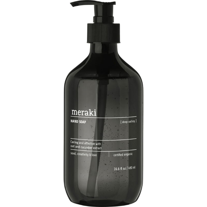 Se Meraki Hand Soap, Deep Valley 490 Ml ✔ Kæmpe udvalg i Meraki - Køb online på udsalg og tilbud lige nu ✔ Super billig fragt og lynhurtig levering - Varenummer: Barlife-1501884 og 5707644911406 på lager - Udsalg på Home - Badeværelse - Håndsæbe Op til 63% rabat - Mere end 1.329 populære mærker på udsalg