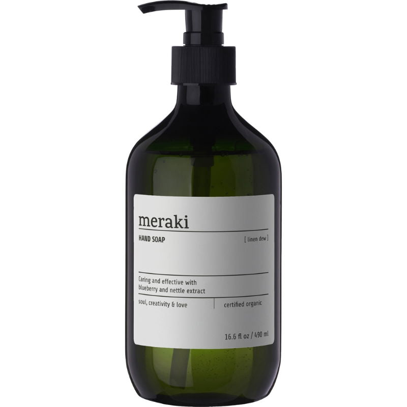 Se Meraki Hand Soap, Linen Dew, Grøn ✔ Kæmpe udvalg i Meraki - Køb online på udsalg og tilbud lige nu ✔ Meget billig fragt og hurtig levering - Varenummer: Barlife-1466400 og 5707644528079 på lager - Udsalg på Home - Badeværelse - Hygiejneartikler Få op til 63% i rabat - Find over 1.798 mærker på udsalg
