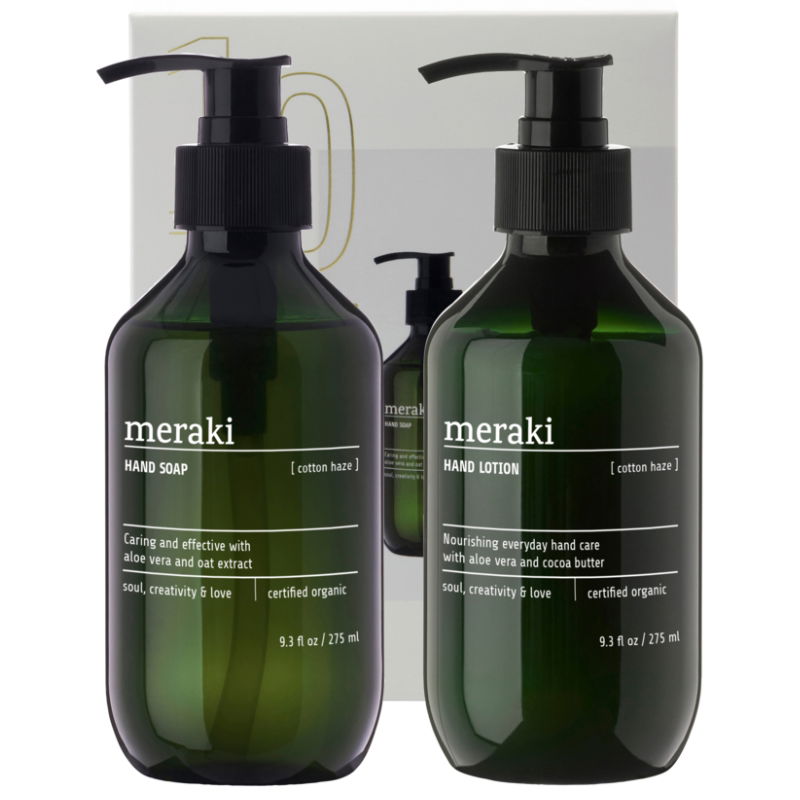 Se Meraki Cotton Haze Håndpleje Gaveæske 2 x 275 Ml ✔ Kæmpe udvalg i Meraki - Køb online på udsalg og tilbud lige nu ✔ Billig fragt og hurtig levering - Varenummer: Barlife-1499309 og 5707644911543 på lager - Udsalg på Home - Badeværelse - Håndsæbe Spar helt op til 79% - Kæmpe udsalg på over 739 mærker
