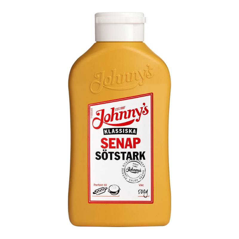 Se Johnnys Sødstærk Sennep 500g ✔ Kæmpe udvalg i  Deli Drengene - Køb online på udsalg og tilbud lige nu ✔ Hurtig levering: 1 - 2 Hverdage samt billig fragt - Varenummer: BAR-1383953 og barcode / Ean: 87392031000029 på lager - Udsalg på Delikatesser | Kolonial | Spreads & Pateer Spar op til 65% - Over 1312 kendte brands på udsalg