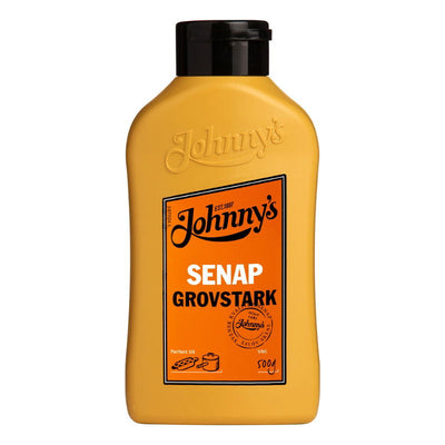 Se Johnnys Grovstærk Sennep 500g ✔ Kæmpe udvalg i  Deli Drengene - Køb online på udsalg og tilbud lige nu ✔ Hurtig levering: 1 - 2 Hverdage samt billig fragt - Varenummer: BAR-1383955 og barcode / Ean: 17392031000068 på lager - Udsalg på Delikatesser | Kolonial | Saucer & Soya Spar op til 62% - Over 1312 kendte brands på udsalg