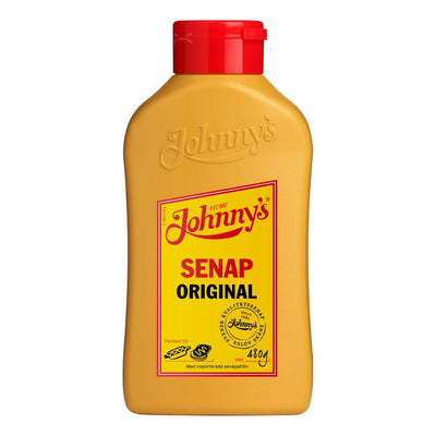 Se Johnnys Original Sennep 480g ✔ Kæmpe udvalg i  Deli Drengene - Køb online på udsalg og tilbud lige nu ✔ Hurtig levering: 1 - 2 Hverdage samt billig fragt - Varenummer: BAR-1383958 og barcode / Ean: 17392031000112 på lager - Udsalg på Delikatesser | Kolonial | Saucer & Soya Spar op til 58% - Over 1312 kendte brands på udsalg