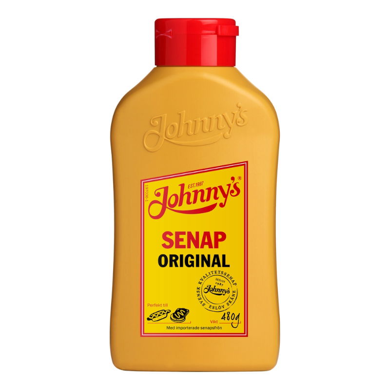 Se Johnnys Original Sennep 480g ✔ Kæmpe udvalg i  Deli Drengene - Køb online på udsalg og tilbud lige nu ✔ Hurtig levering: 1 - 2 Hverdage samt billig fragt - Varenummer: BAR-1383958 og barcode / Ean: 17392031000112 på lager - Udsalg på Delikatesser | Kolonial | Saucer & Soya Spar op til 58% - Over 1312 kendte brands på udsalg
