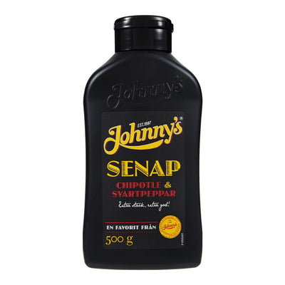 Se Johnnys Chipotle & Sortpeber Sennep 500g ✔ Kæmpe udvalg i  Deli Drengene - Køb online på udsalg og tilbud lige nu ✔ Hurtig levering: 1 - 2 Hverdage samt billig fragt - Varenummer: BAR-1383959 og barcode / Ean: 17392031000303 på lager - Udsalg på Delikatesser | Kolonial | Saucer & Soya Spar op til 57% - Over 1312 kendte brands på udsalg