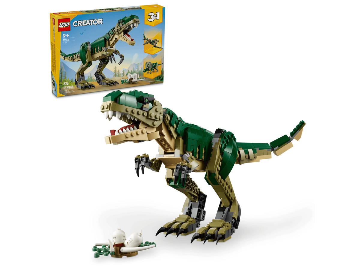LEGO Creator 3-i-1 T. rex 31151, bevægelig Tyrannosaurus rex