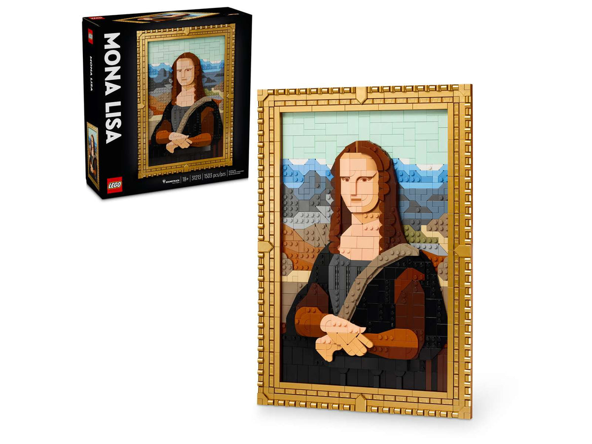 LEGO Art Mona Lisa 31213, maleri-byggesæt efter Leonardo da Vincis kunstværk
