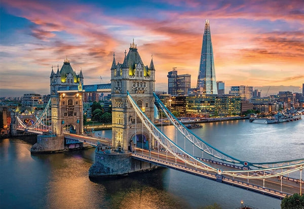 Clementoni puslespil London Twilight med 1500 brikker