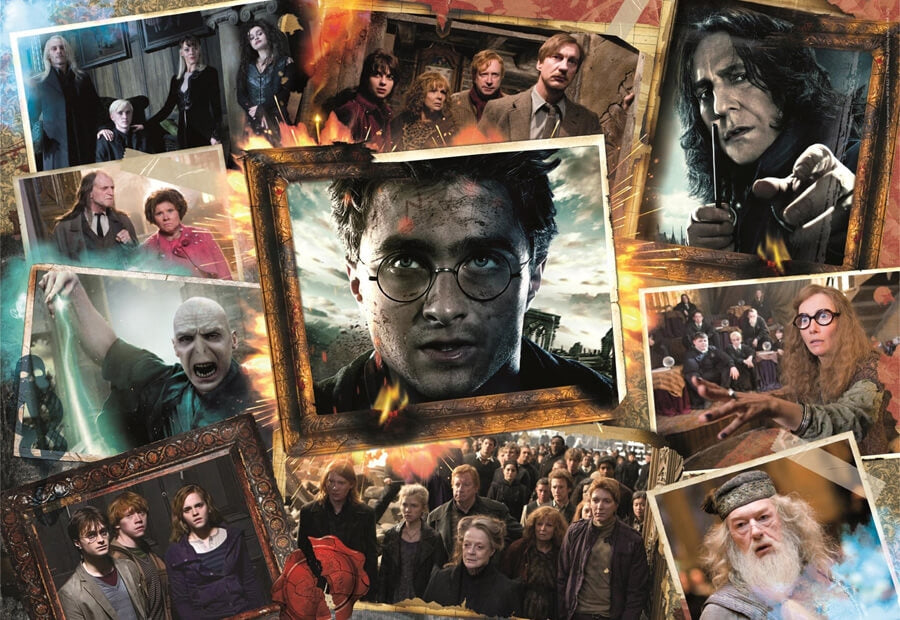Clementoni Harry Potter puslespil med 1500 brikker