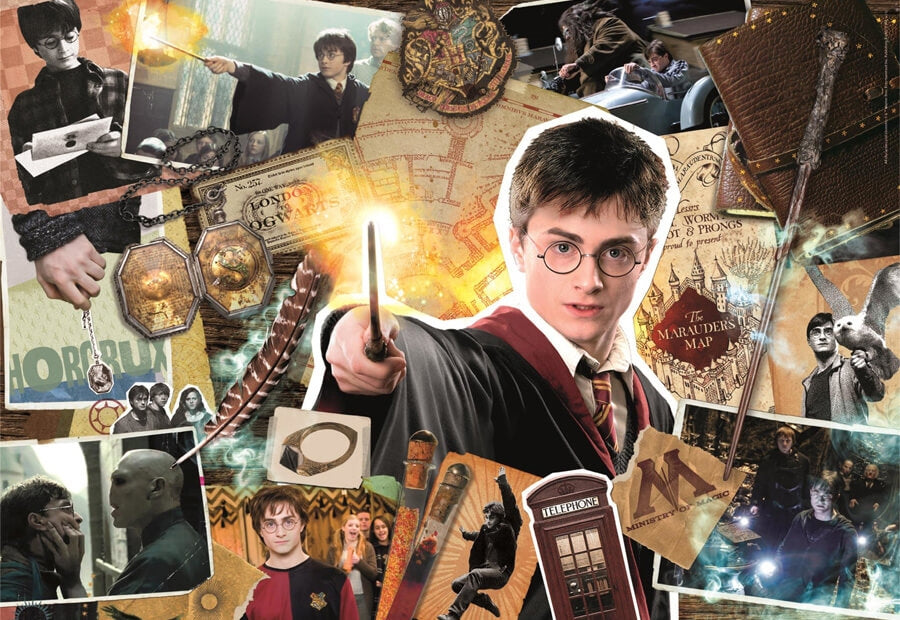 Clementoni puslespil med Harry Potter-motiv, 1500 brikker