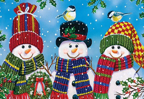 MasterPieces puslespil Snowy Afternoon Friends med 300 XXL-brikker